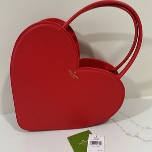 Rare Kate Spade dolly Heart-Shaped Red Handbag